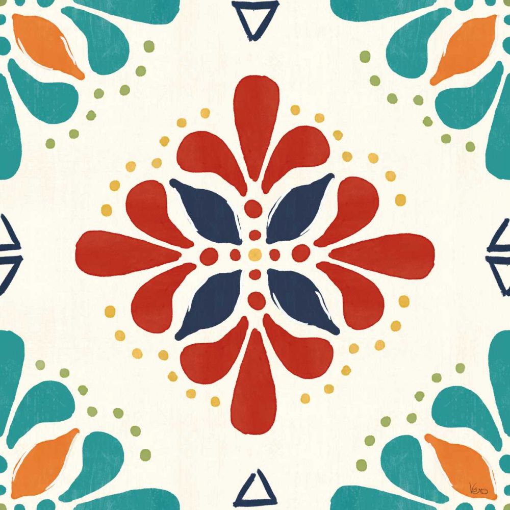 Tex Mex Fiesta Pattern VIIA art print by Veronique Charron for $57.95 CAD