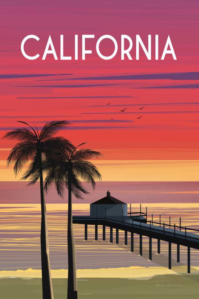 California art print by Omar Escalante for $57.95 CAD