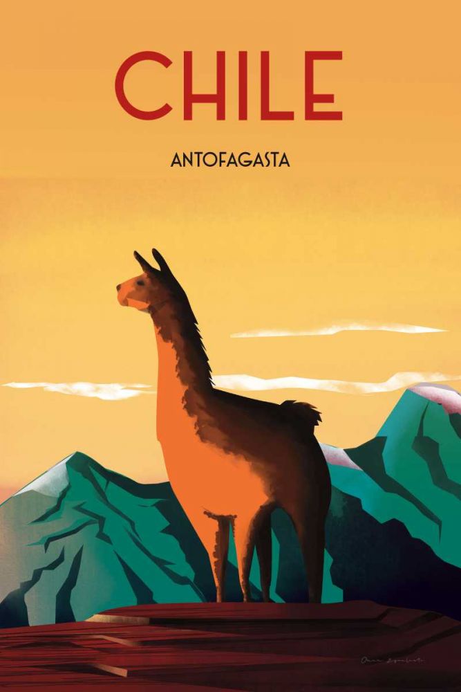 Chile art print by Omar Escalante for $57.95 CAD