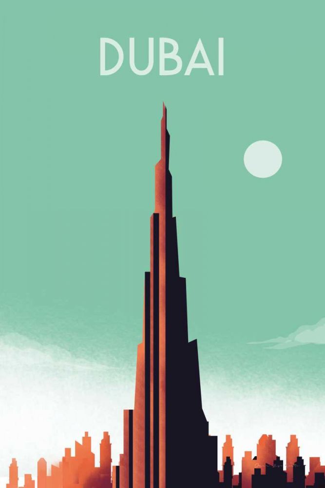 Dubai art print by Omar Escalante for $57.95 CAD