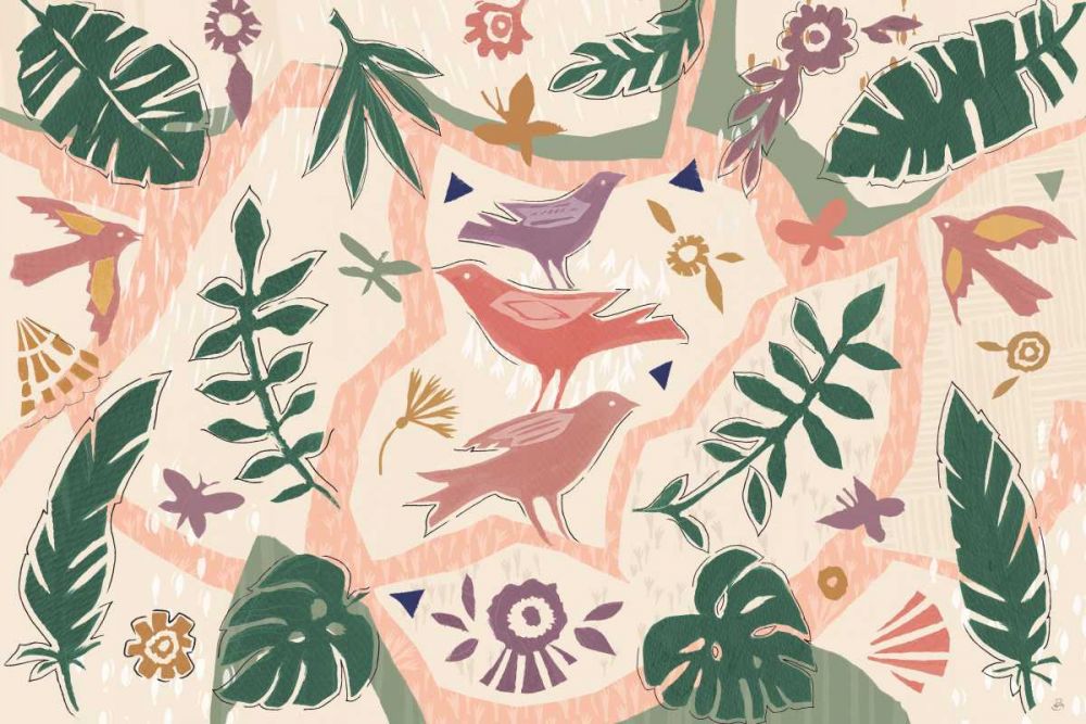 Desert Flair V Color art print by Daphne Brissonnet for $57.95 CAD