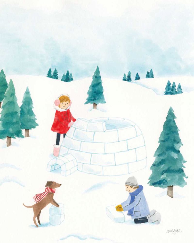 Winter Scene I art print by Jenaya Jackson for $57.95 CAD