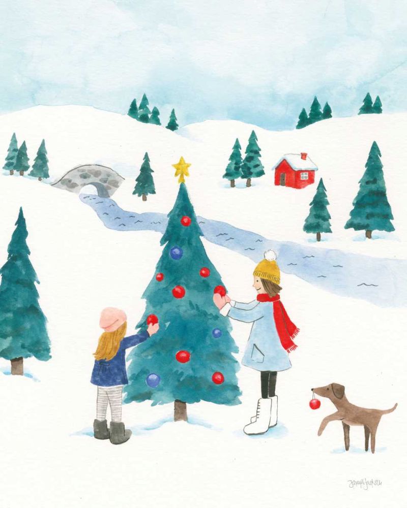 Winter Scene II art print by Jenaya Jackson for $57.95 CAD