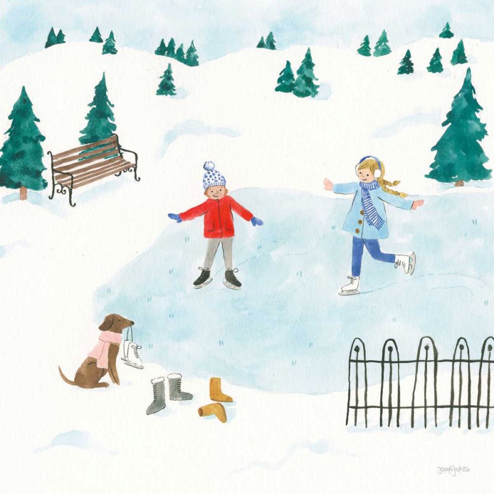 Winter Scene III art print by Jenaya Jackson for $57.95 CAD