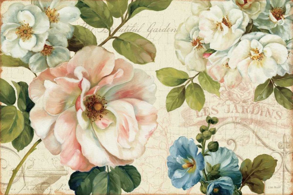 Les Jardin I art print by Lisa Audit for $57.95 CAD