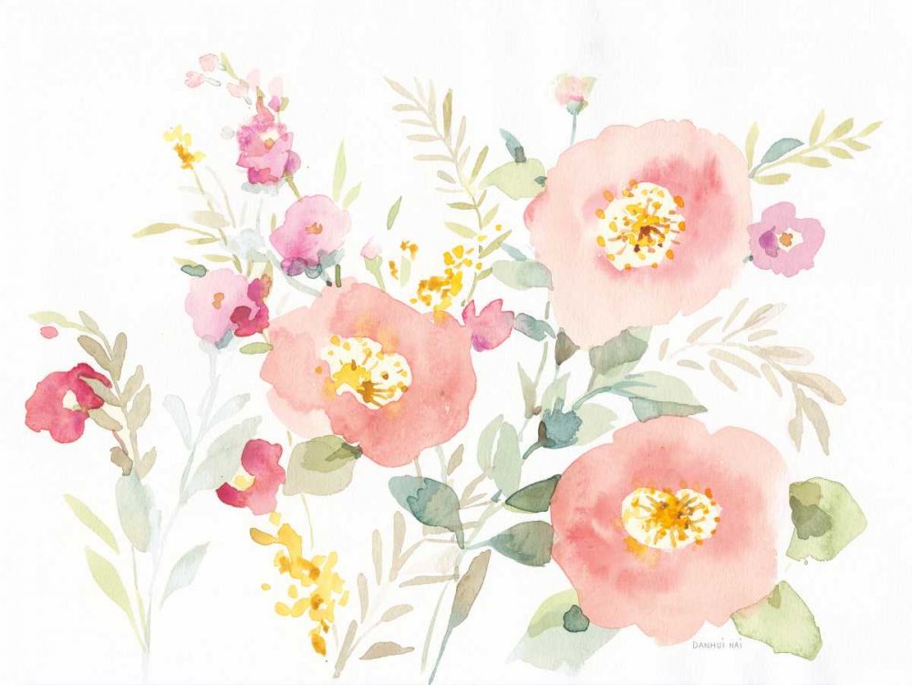 Watercolor Jewels II art print by Danhui Nai for $57.95 CAD