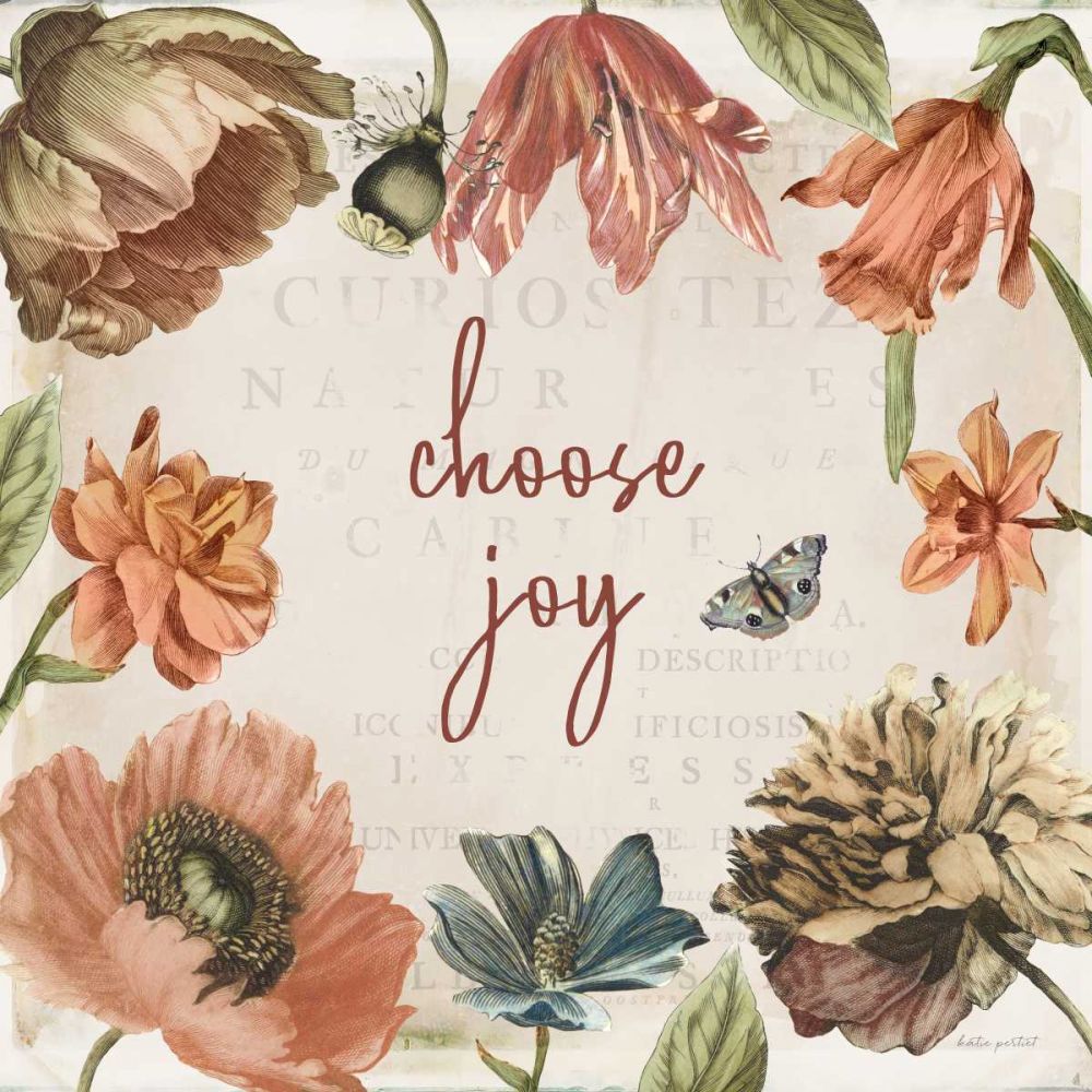 Antiquarian Blooms VIII art print by Katie Pertiet for $57.95 CAD