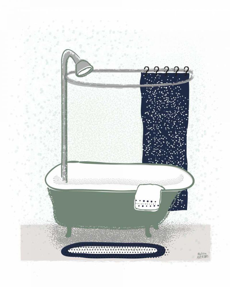 Bold Bath I BG art print by Melissa Averinos for $57.95 CAD