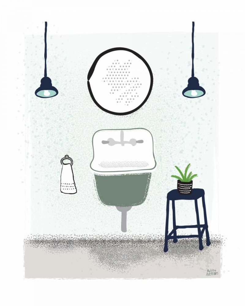 Bold Bath II BG art print by Melissa Averinos for $57.95 CAD