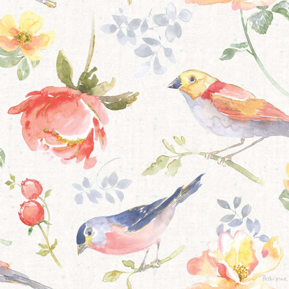 Floral Focus Pattern IIIA art print by Beth Grove for $57.95 CAD