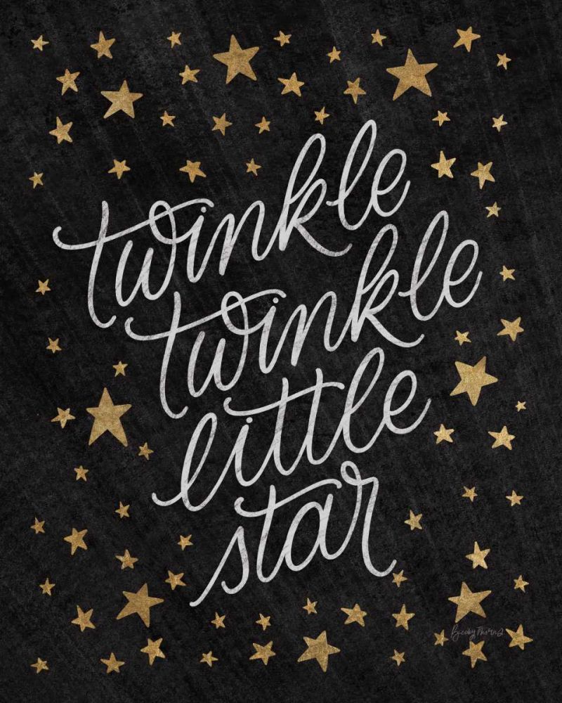Boho Nursery VIII Black Gold art print by Becky Thorns for $57.95 CAD