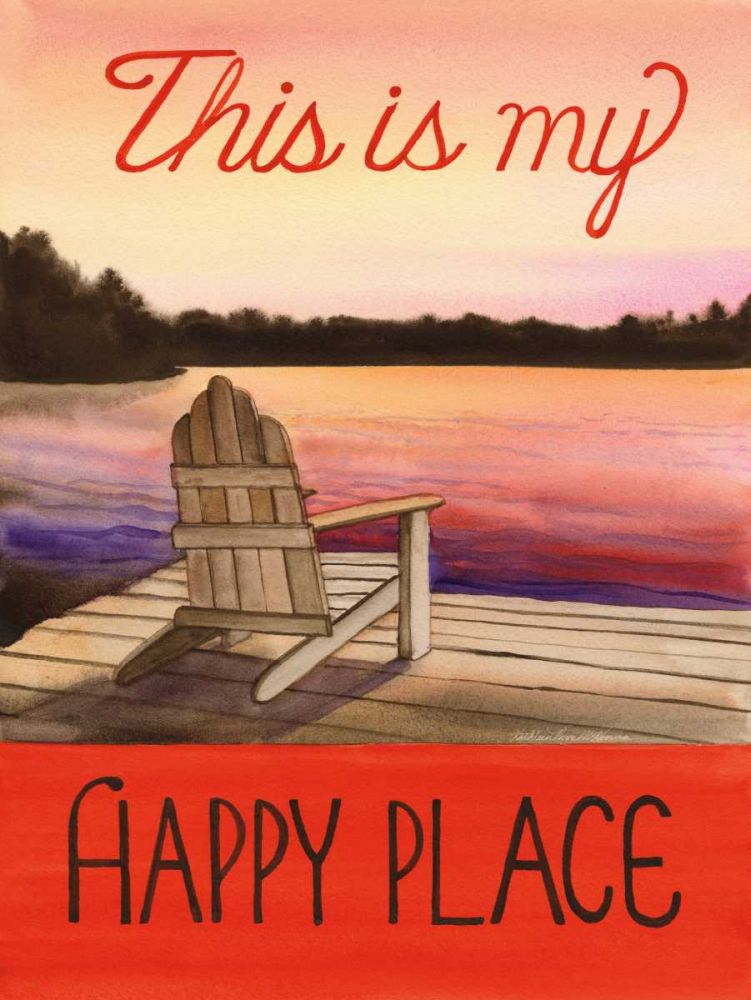 This is my Happy Place art print by Kathleen Parr McKenna for $57.95 CAD