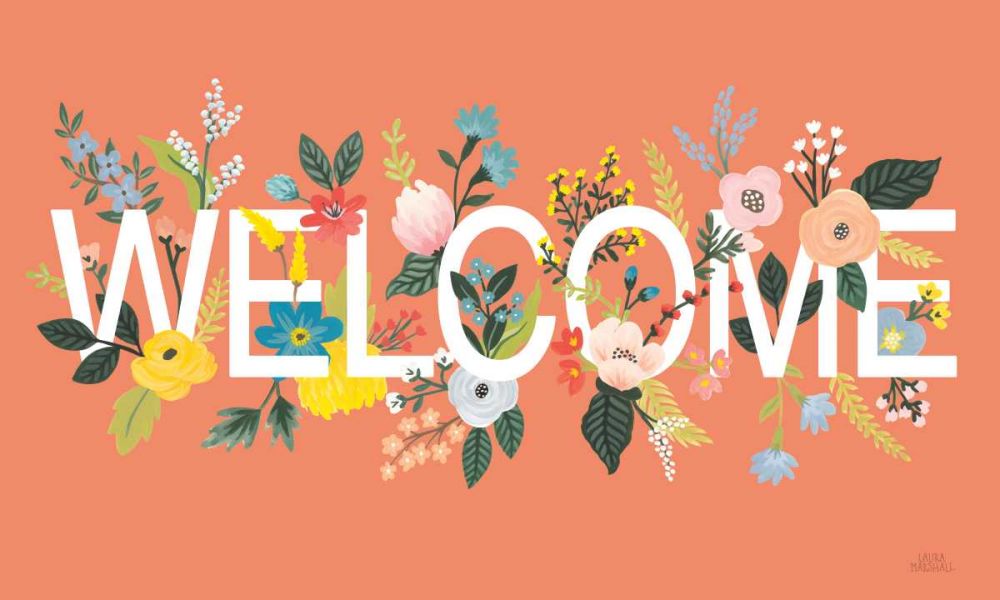 Wild Garden I Welcome art print by Laura Marshall for $57.95 CAD