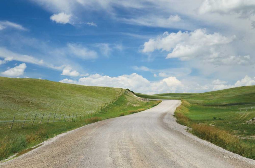 Gravel Road Near Choteau Montana I art print by Alan Majchrowicz for $57.95 CAD