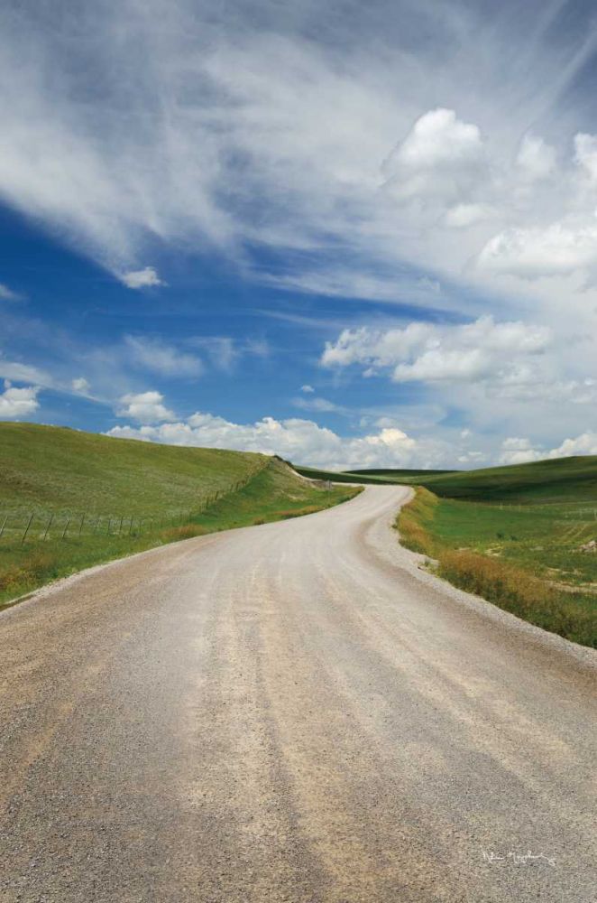 Gravel Road Near Choteau Montana II art print by Alan Majchrowicz for $57.95 CAD