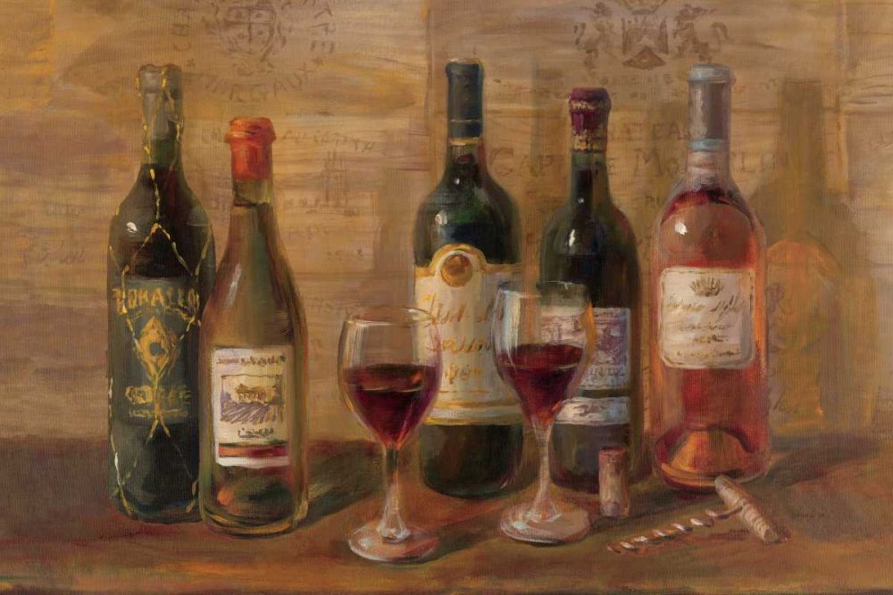 Wine Tasting art print by Danhui Nai for $57.95 CAD