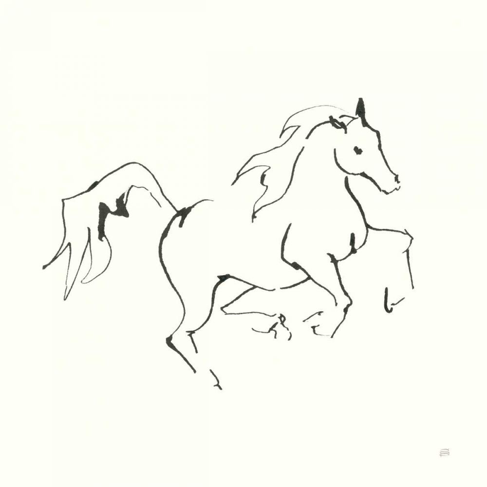 Line Horse V art print by Chris Paschke for $57.95 CAD