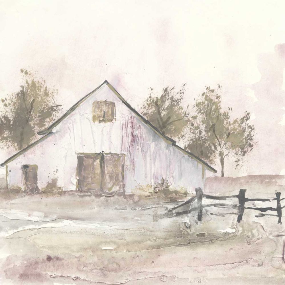 White Barn II art print by Chris Paschke for $57.95 CAD