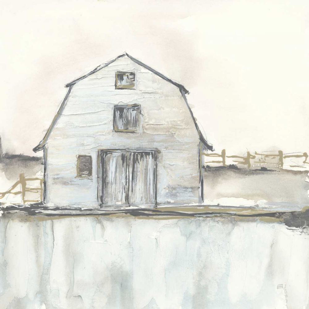 White Barn III art print by Chris Paschke for $57.95 CAD