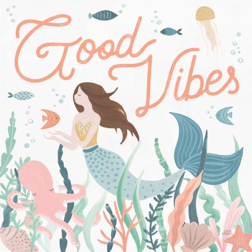 Under the Sea V art print by Laura Marshall for $57.95 CAD