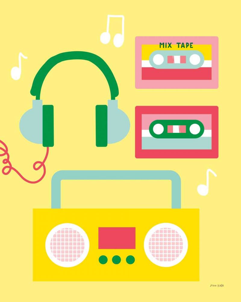 Lets Listen to Music II art print by Ann Kelle for $57.95 CAD