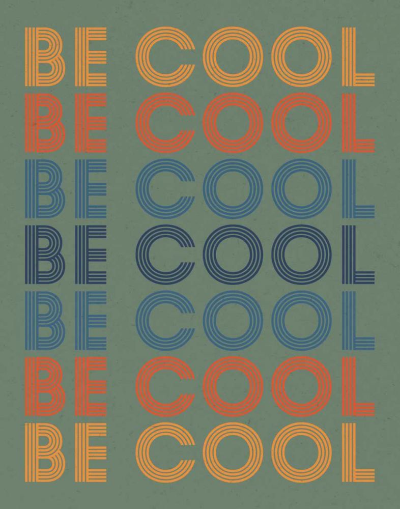Retro Words II Green art print by Wild Apple Portfolio for $57.95 CAD
