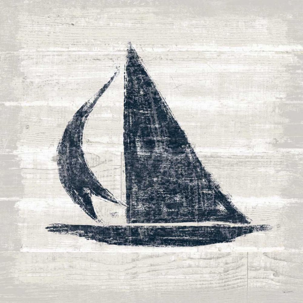 Driftwood Coast II Blue art print by Sue Schlabach for $57.95 CAD