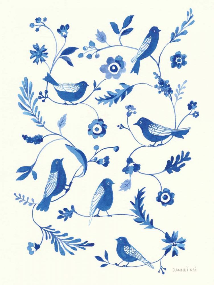 Songbird Celebration art print by Danhui Nai for $57.95 CAD