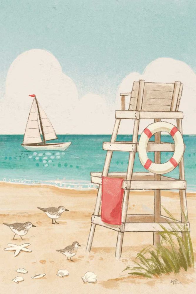 Beach Time III Vertical NW art print by Janelle Penner for $57.95 CAD