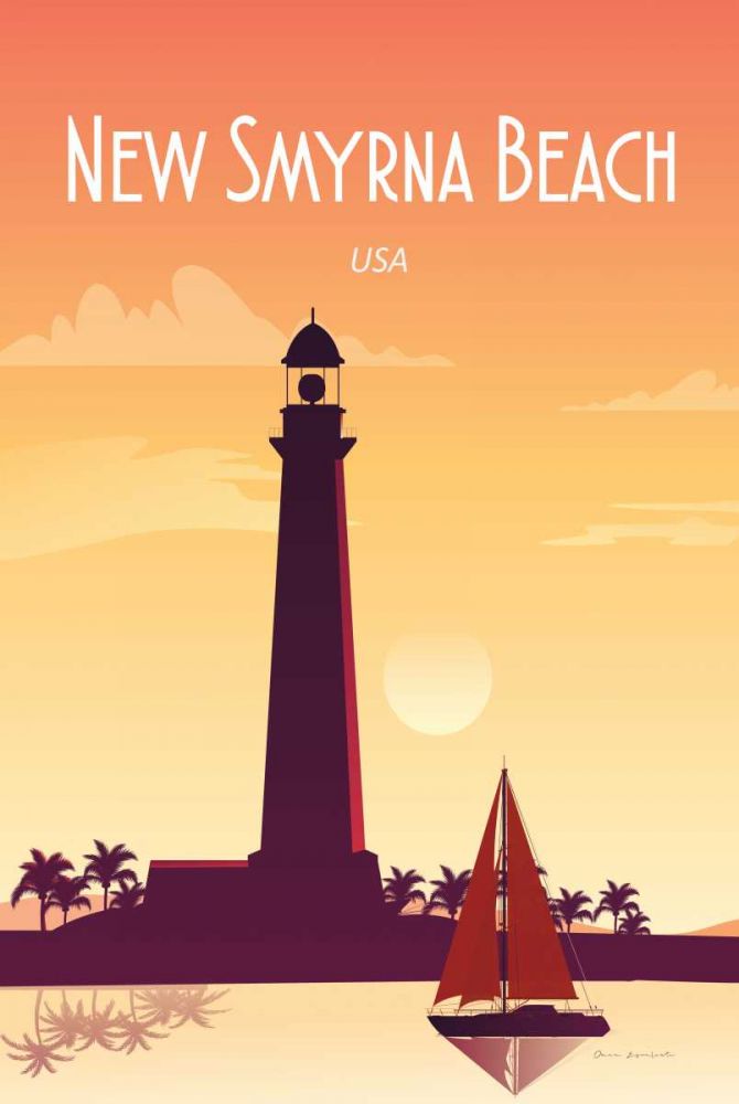 New Smyrna Beach art print by Omar Escalante for $57.95 CAD