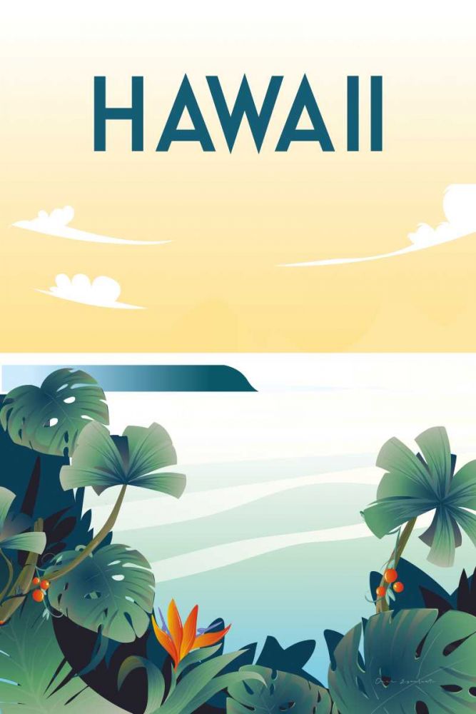 Hawaii art print by Omar Escalante for $57.95 CAD