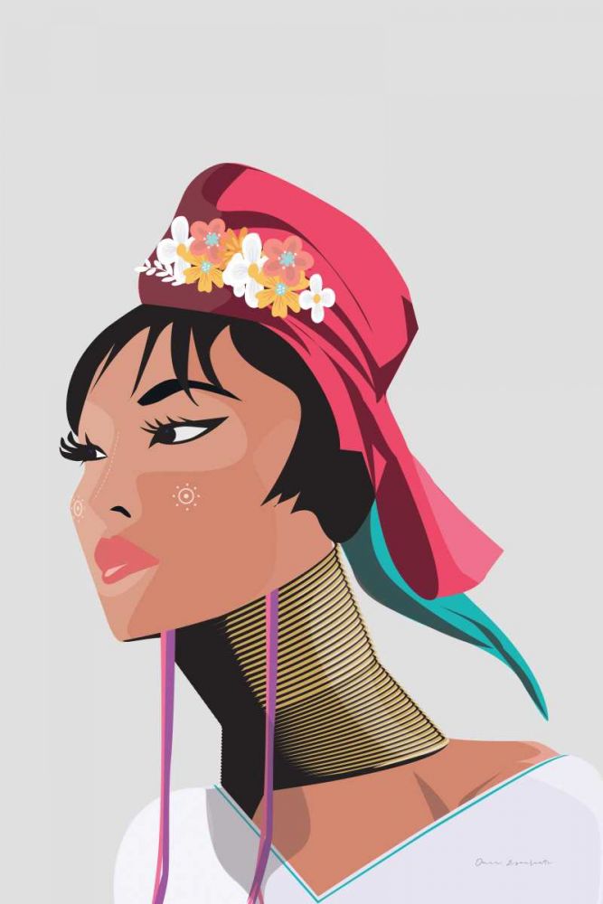 Padaung Woman art print by Omar Escalante for $57.95 CAD