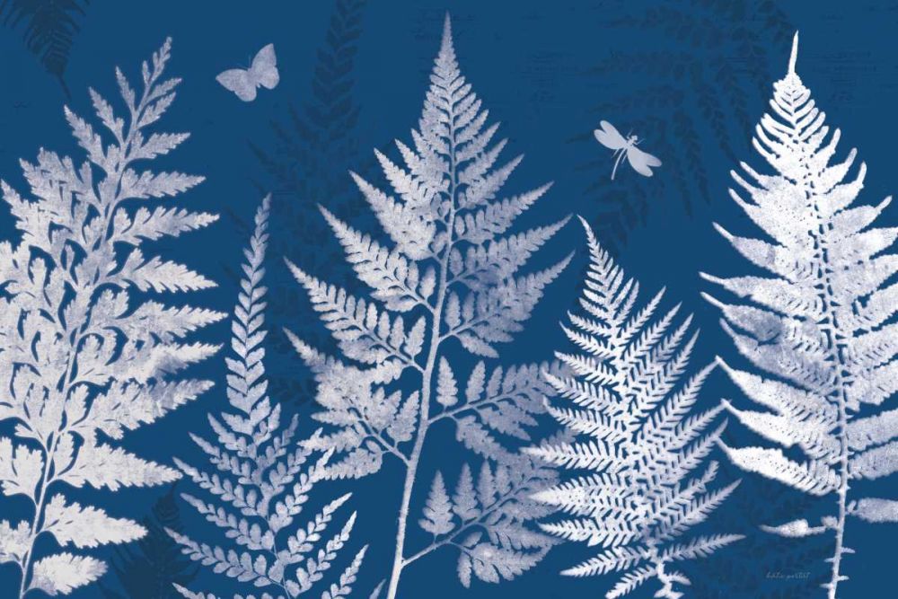 True Blue I art print by Katie Pertiet for $57.95 CAD