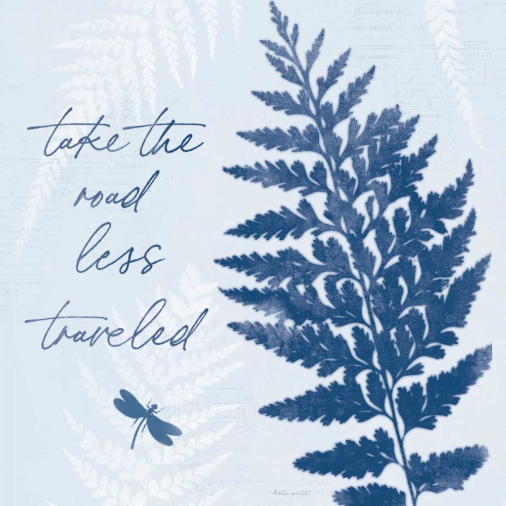 True Blue V art print by Katie Pertiet for $57.95 CAD