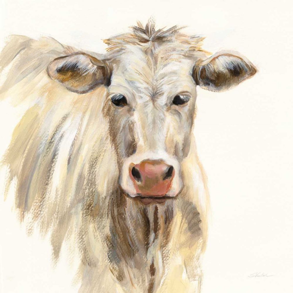 White Cow art print by Silvia Vassileva for $57.95 CAD