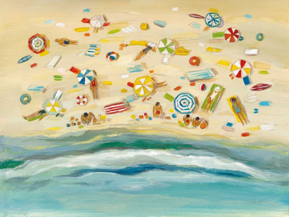 Beach Day art print by Silvia Vassileva for $57.95 CAD