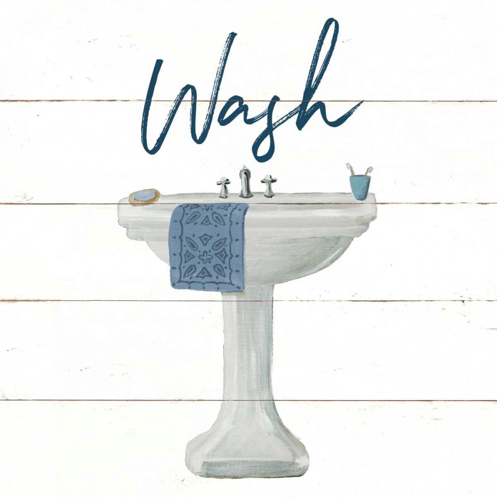 Cottage Bath I art print by Wild Apple Portfolio for $57.95 CAD