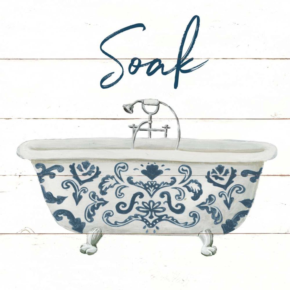 Cottage Bath II art print by Wild Apple Portfolio for $57.95 CAD