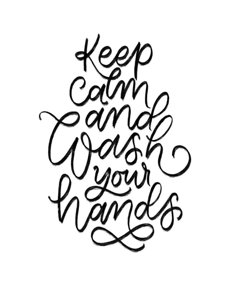 Wash Your Hands I art print by Becky Thorns for $57.95 CAD