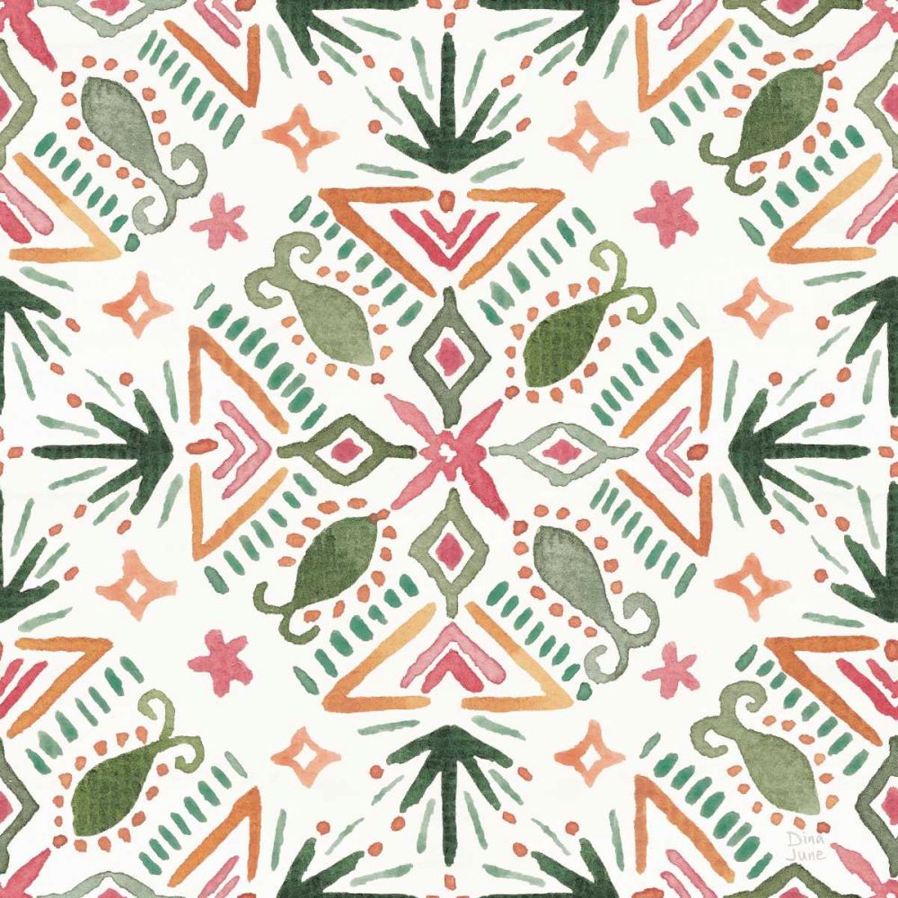 Sweet Southwest Pattern III art print by Dina June for $57.95 CAD