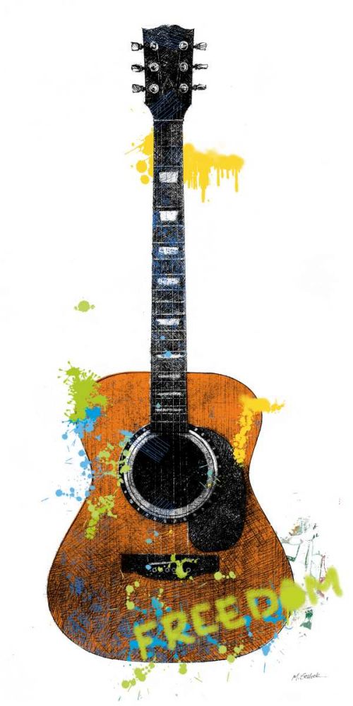 Garage Band II Graffiti art print by Mike Schick for $57.95 CAD
