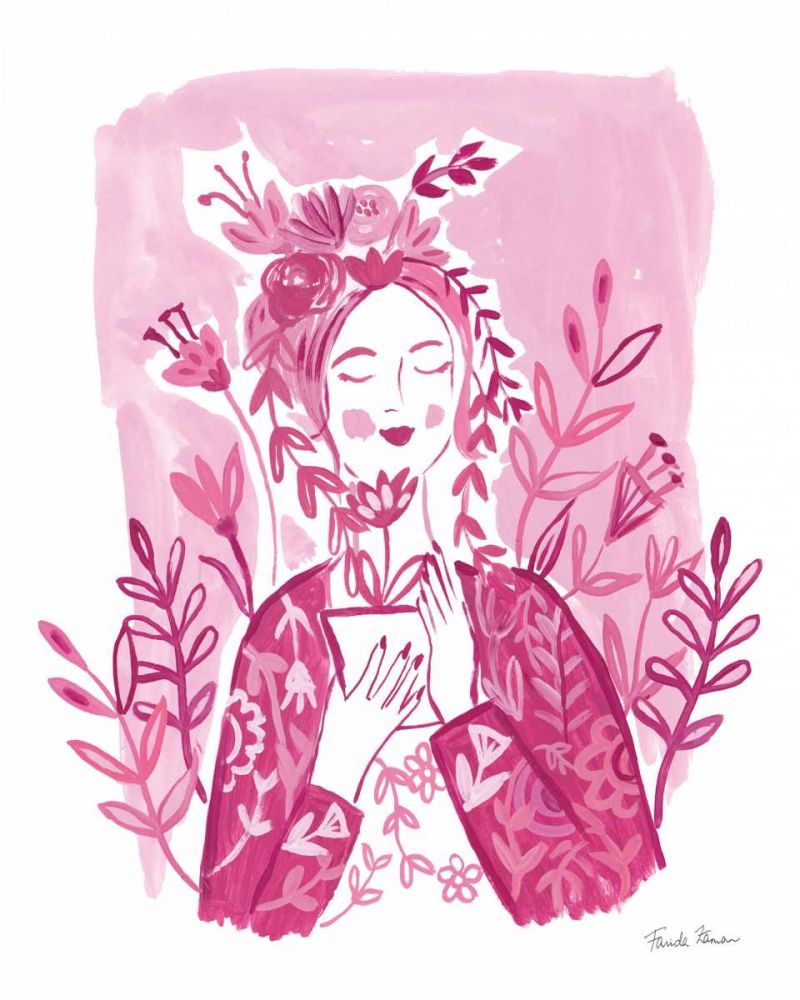 Plant Lady art print by Farida Zaman for $57.95 CAD