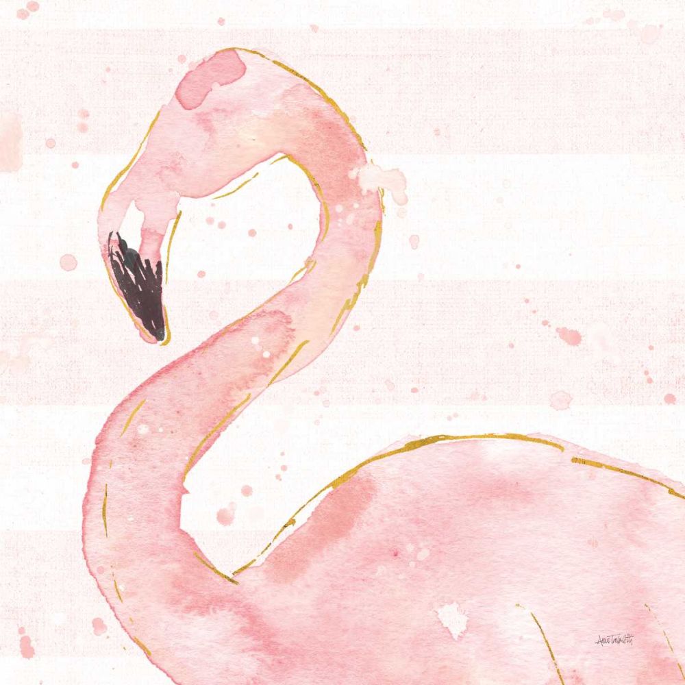 Flamingo Fever III Light No Words art print by Anne Tavoletti for $57.95 CAD