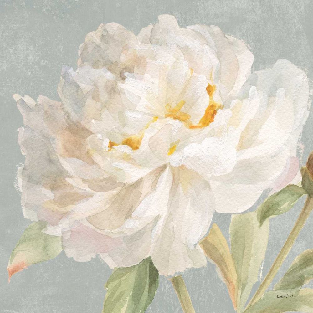 Garden Peony Neutral Crop art print by Danhui Nai for $57.95 CAD