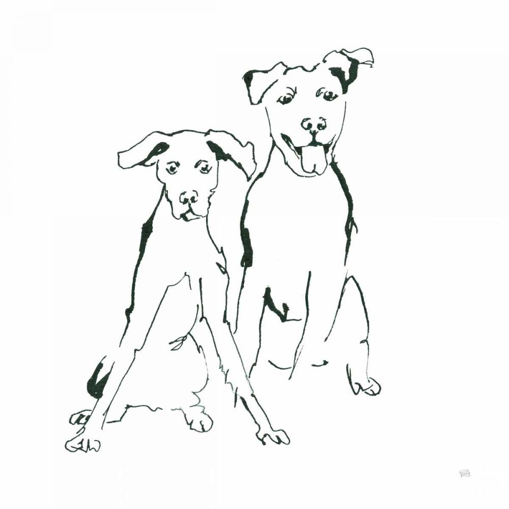 Lovable Mutts V art print by Chris Paschke for $57.95 CAD