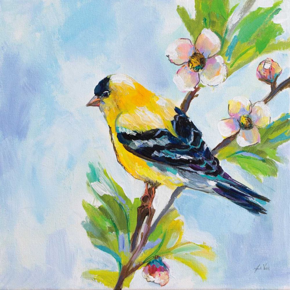 Golden Finch art print by Jeanette Vertentes for $57.95 CAD