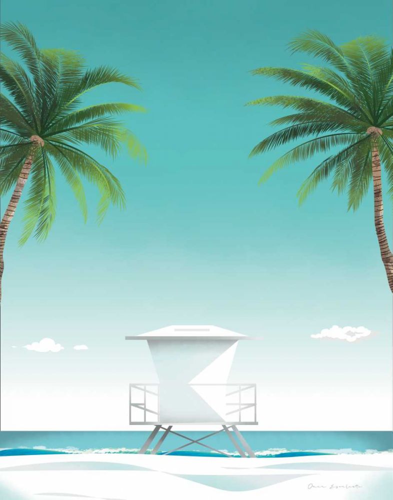 Malibu No Words art print by Omar Escalante for $57.95 CAD