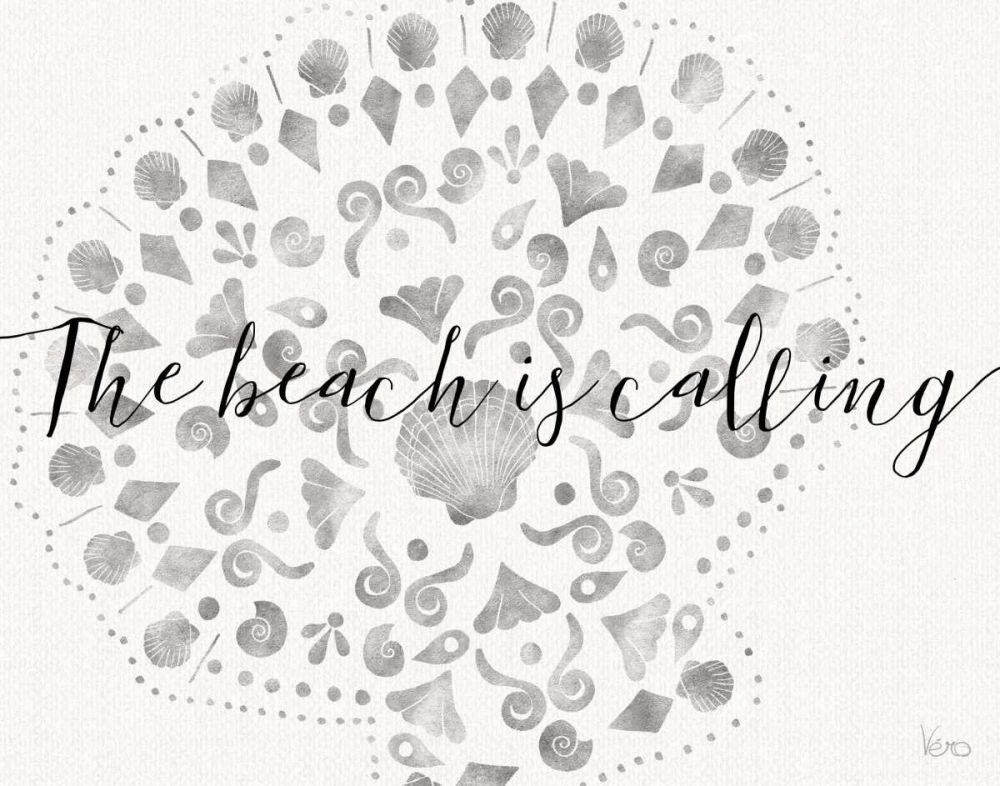 Sea Charms V Silver art print by Veronique Charron for $57.95 CAD