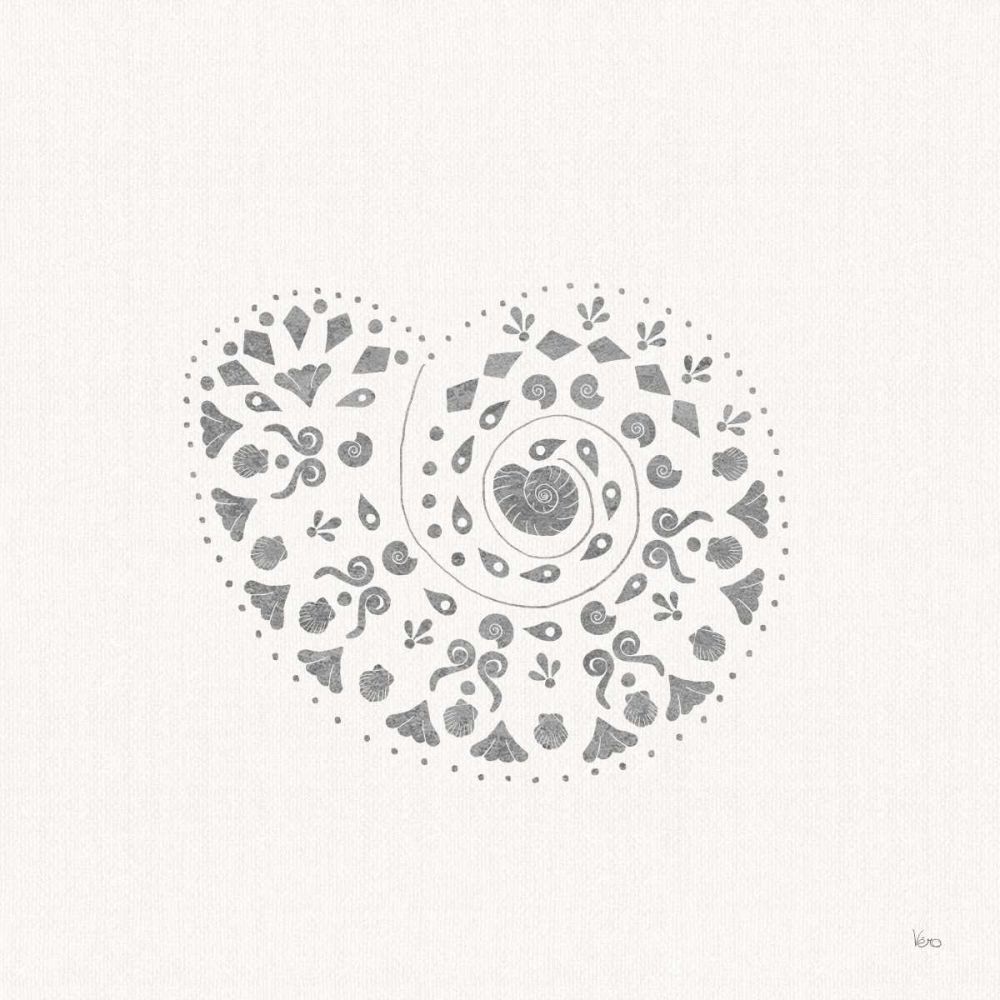 Sea Charms IV no Words Silver art print by Veronique Charron for $57.95 CAD
