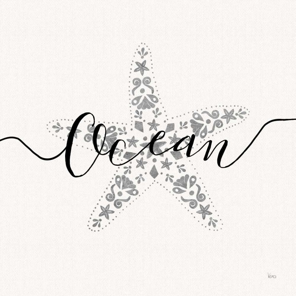 Sea Charms I Silver art print by Veronique Charron for $57.95 CAD